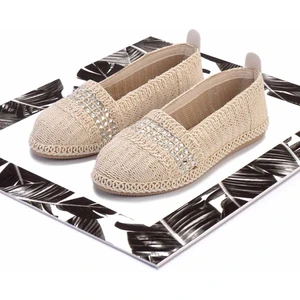 Bej Örgü  Kadın Espadril K01823015416
