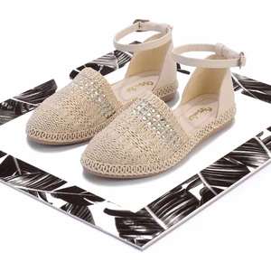 Bej Örgü  Kadın Espadril K01823015616