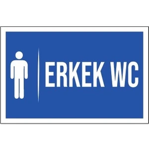 Erkek Wc Yönlendirme Levhası