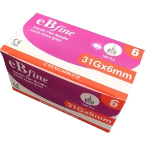 Insülin Kalem İğnesi 31 g x 6 mm