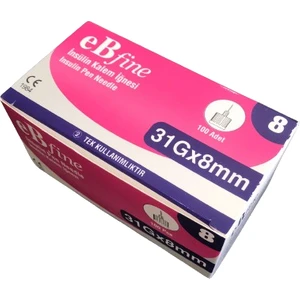 Insülin Kalem İğnesi 31 g x 8 mm