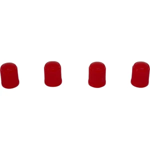 4 Adet Kırmızı Oto Lastik Sibop Kapağı