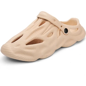 2024 Yaz Yeni Coconut Crocs Erkek Dış Giyim Sandalet Kaymaz Plaj Terliği (Yurt Dışından)