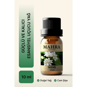 Mahra Shop Yasemin Esansiyel Uçucu Koku Yağı Buhurdanlık Yağı Difüzör Esansı Ortam Oda Kokusu 10 ml