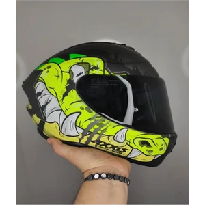 Axxıs Draken S Trooper D3 Mat Fluoer Yellow