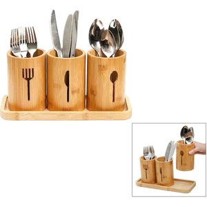 Bambu 4 Parça Kaşıklık Seti