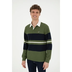 U.S. Polo Assn. Erkek Yeşil Sweatshirt 50270837-VR054