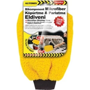 Mikrofiber Köpürtme ve Parlatma Eldiveni