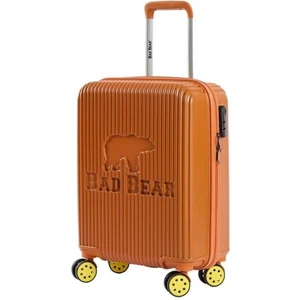 Bad Bear Logo Turuncu Kabin Boy Tekerlekli ABS Valiz 40 Lt.