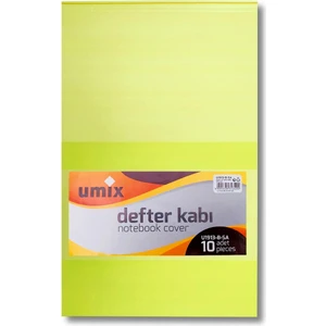 A5 Hazır Yapışkanlı Defter Kabı 10 Lu Sarı