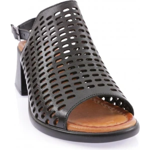 Dgn 1844-23Y Kadin Lazerli Topuklu Sandalet