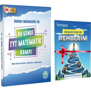 Rehber Matematik ile 49 Günde TYT Matematik Kampı - Tonguç Akademi Başarı Zinciri Rehberim 2'li Set