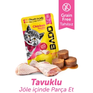 Parça Tavuk Etli Yaş Yavru Kedi Maması