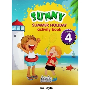 Bambu Publishing Sunny Summer Holiday Activite Book 4 Grade - 4. Sınıf İngilizce Yaz Tatil Kitabı