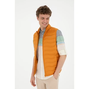 U.S. Polo Assn. Erkek Kiremit Yelek (Dokuma) 50280831-VR031