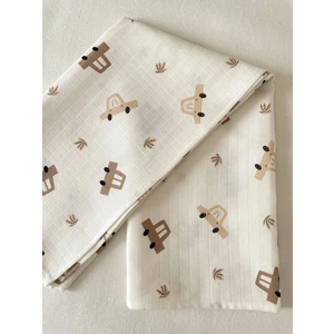Masal Baby Kids Çok Amaçlı Müslin Örtü 80 x 90 cm Yenidoğan/bebek/çocuk Müslin Bez/müslin Battaniye