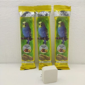 Muhabbet Kuşu Krakeri 2li 3 Paket + Gaga Taşı