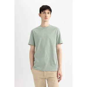 %100 Pamuk New Regular Fit Bisiklet Yaka Basic Düz Kısa Kollu Tişört V7699AZ24SP