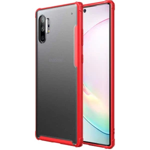 Samsung Galaxy Note 10 Plus Kılıf Kenarı Darbeye Dayanıklı Arka Sert P.c Telefon Kılıfı
