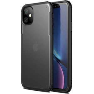 Apple iPhone 11 Kılıf Kenarı Darbeye Dayanıklı Arka Sert P.c Telefon Kılıfı