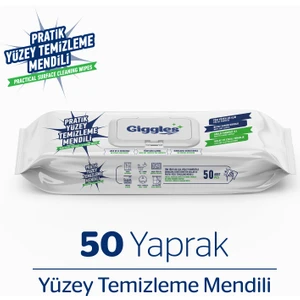 50 Adet Pratik Yüzey Temizleme Havlu - Mendil