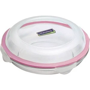 Yuvarlak Plus Cam Saklama Kabı 1750 ml