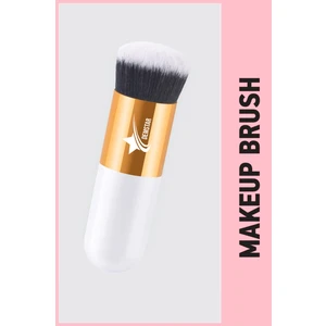 Professional Make-Up Luxury Kabuki Fondöten ve Allık Makyaj Fırçası Dm