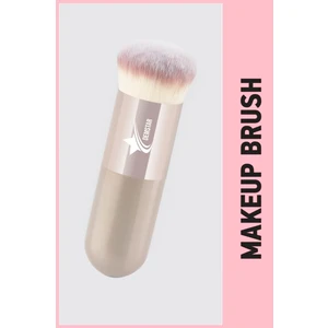 Professional Make-Up Luxury Kabuki Fondöten ve Allık Makyaj Fırçası Dm