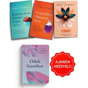 Kadınlar Sıcak Erkekler Soğuk Sever - Vazgeçilmez Olmanın Sırrı - Cüret - 3 Kitap - Esra Ezmeci + Dilek Ajanda