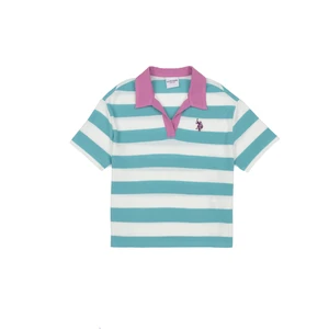 U.S. Polo Assn. Kız Çocuk Mint Tişört 50288434-VR090