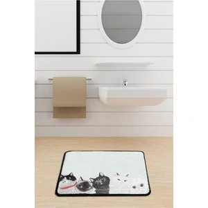 Chilai Home Angry Cats Djt 40 x 60 Cm Banyo Halısı