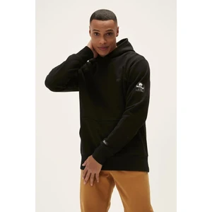 Bad Bear Cordless Hoodie Erkek Siyah Sweatshirt 22.02.12.036-C01