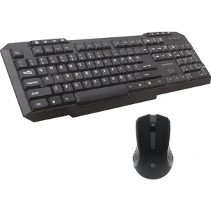 PSK10 Kablosuz Klavye&mouse Set Siyah