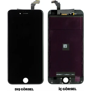 iPhone 6 Plus Uyumlu AAA Kalite Lcd+Dokunmatik+Çıtalı (Siyah) VR-18793