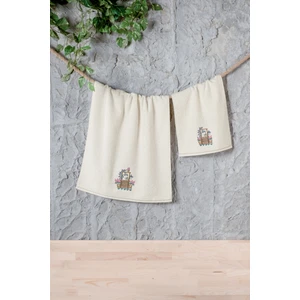 Arliva Home Inci Bukle Nakışlı Havlu SET50X80-30X50