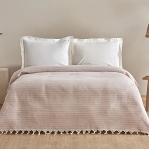 Karaca Home Celia Tek Kişilik Pike Pembe