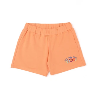 U.S. Polo Assn. Kız Çocuk Somon Şort (Örme) 50283377-VR047