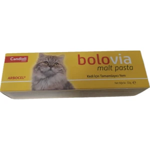 Bolovia Pasta Kediler Için Tamamlayıcı Malt Pastası 50G