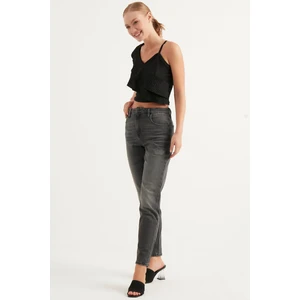 Tek Omuz Bluz - Siyah