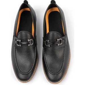Erkek Rok Loafer Yumuşak Ayakkabı ROK.230 Siyah