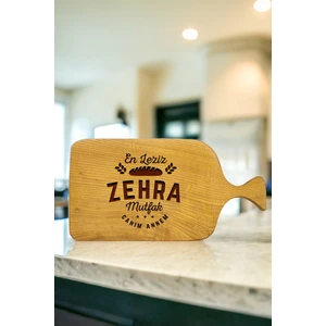 Kişiselleştirilebilir Kestane Kesme Tahtası, Anneler Günü ,servis Kesme Tahtası ,isme ve Güne Özel
