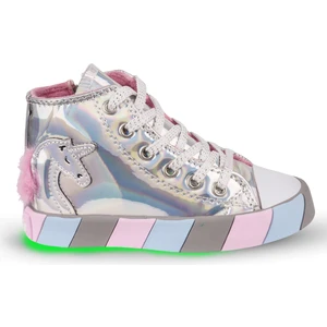 Kaptan Junior Ortopedik Unicorn Işıklı Kız Sneakers Balfk 500