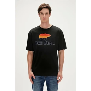 Bad Bear Tripart Erkek T-Shirt Siyah 23.01.07.027