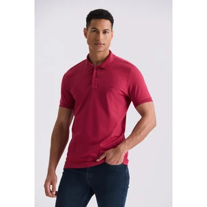 Gül Kurusu Slim Fit Polo Yaka T-Shirt