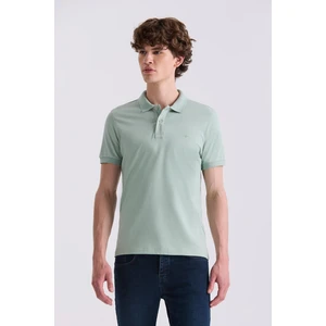 Yeşil Slim Fit Polo Yaka T-Shirt