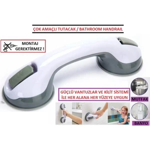 Banyo Tutacağı Bathroom Handrail Çok Amaçlı Düşme Kayma Engelleyici  Kulp Tuvalet Mutfak Tutamaç Tutunma