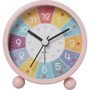 Çocuklar Için Eğitim Duvar Saati Öğrenme Süresi, Sınıflar Veya Yatak Odaları Için Sessiz, Geçmeyen Dekoratif Saat Pembe (Yurt Dışından)