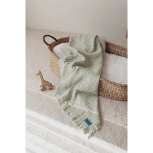 Su Yeşil Bebek & Çocuk Müslin 4 Katlı Müslin   Pamuk 110X110CM By Zeypba