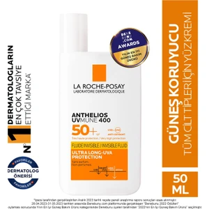 La Roche-Posay Roche Anthelios  Renksiz Güneş Kremi 50 ml