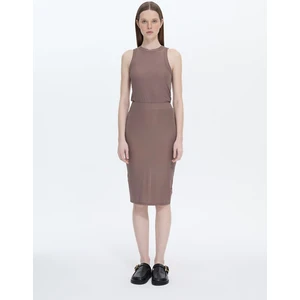 Kadın  Basıc Midi Mor Etek